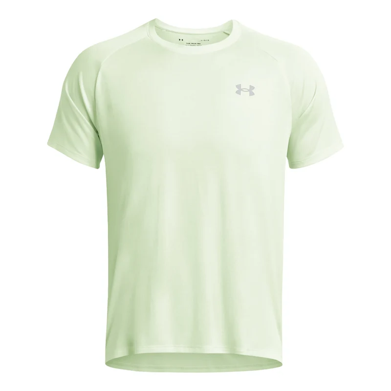 Tech Textured T-Shirt Herren-grün, grau