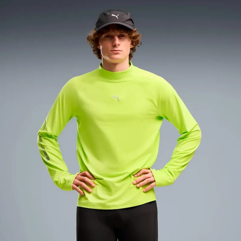 Brightstride Cloudspun Laufshirt Herren - limette