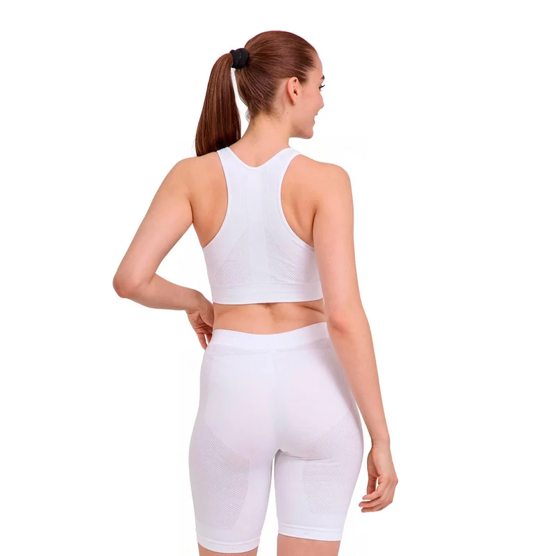 Second Skin Sport-BH Damen - weiß
