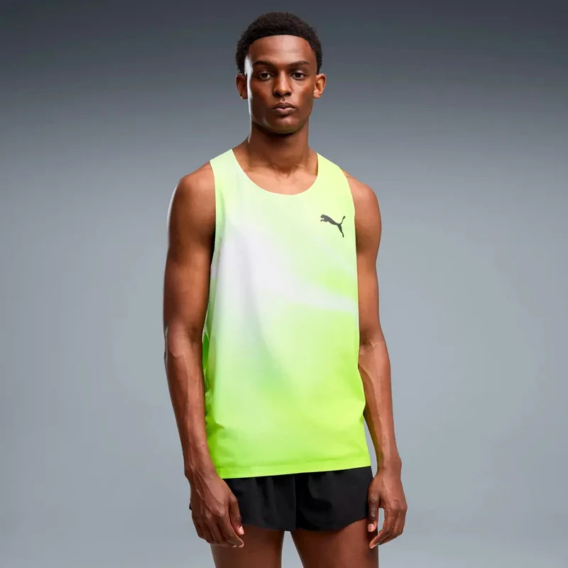 Lightspeed Ultraweave Graphic Laufshirt Herren - limette
