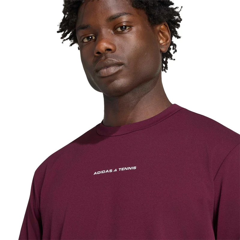T-Shirt Herren - weinrot