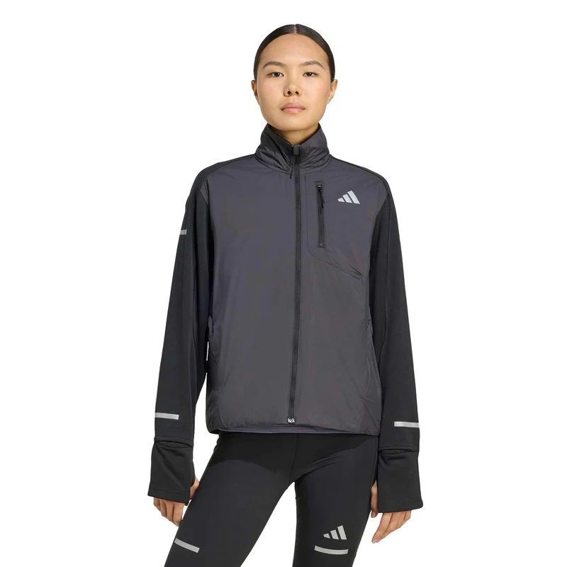 Adi365 Warm Laufjacke Damen-Schwarz