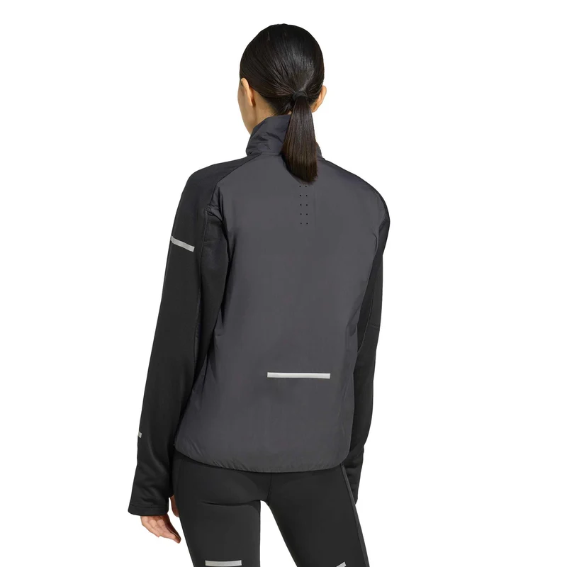 Adi365 Warm Laufjacke Damen-Schwarz