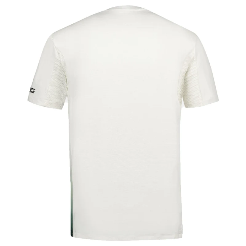 Le Coq Sportif Pro Tennis Short Sleeve Tee (Mens) - Marshmallow