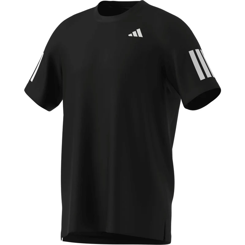 Adidas Club 3-Stripe Tee (Black)