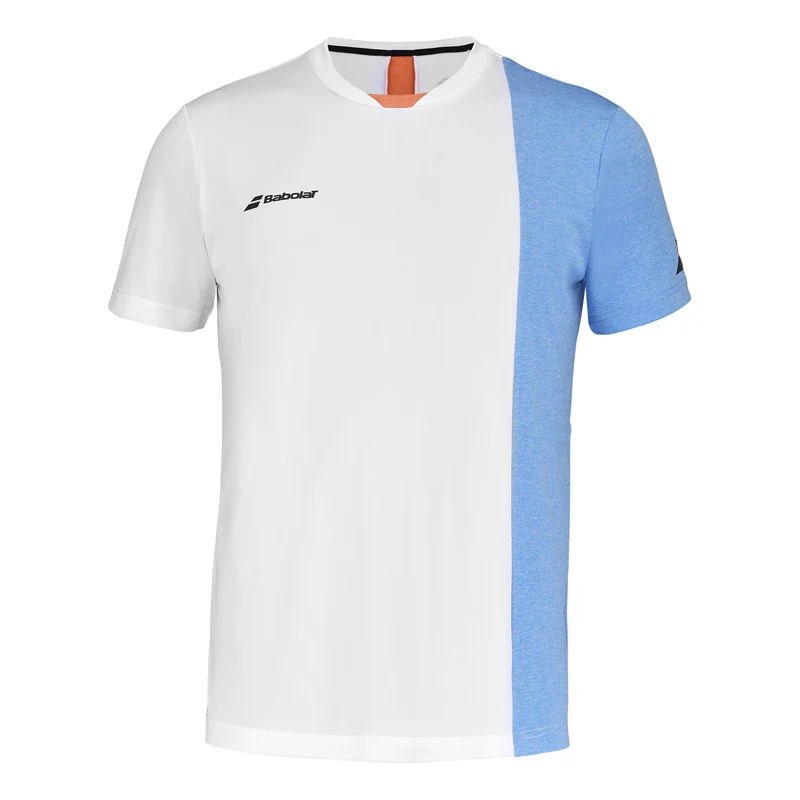 Play Crew Neck T-Shirt Herren - weiß, hellblau