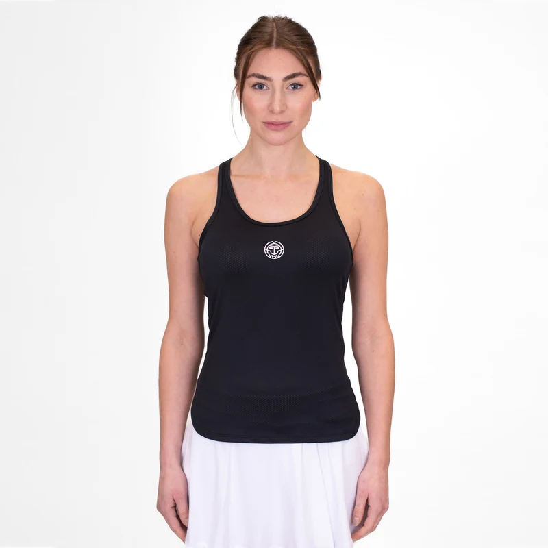 Crew Tank-Top Damen-Schwarz