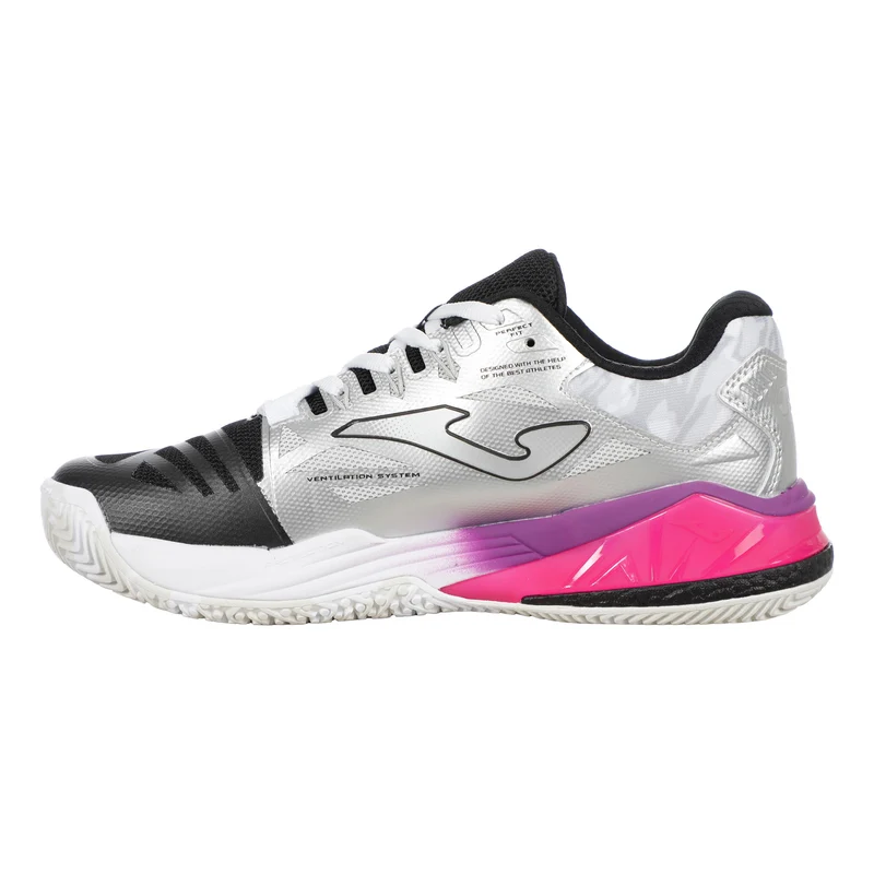 Spin Padelschuh Damen - silber, schwarz