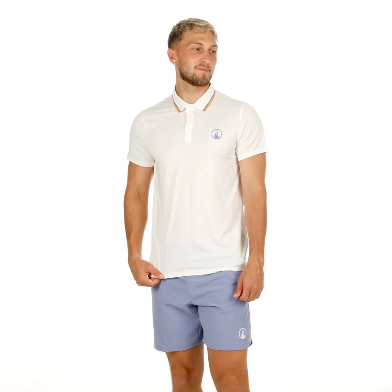 Glow Tournament Tipping Polo Herren - creme