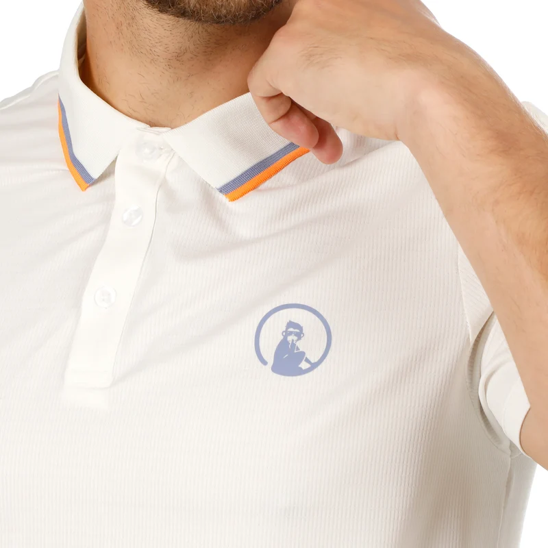Glow Tournament Tipping Polo Herren - creme