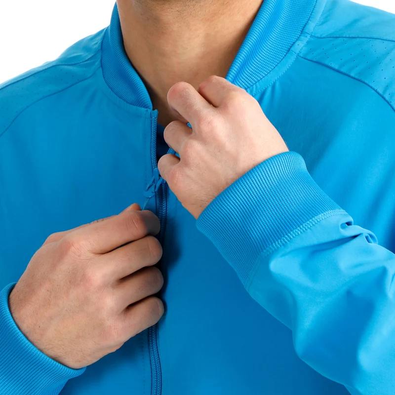 Out of Control Jacket Trainingsjacke Herren - blau, neongelb