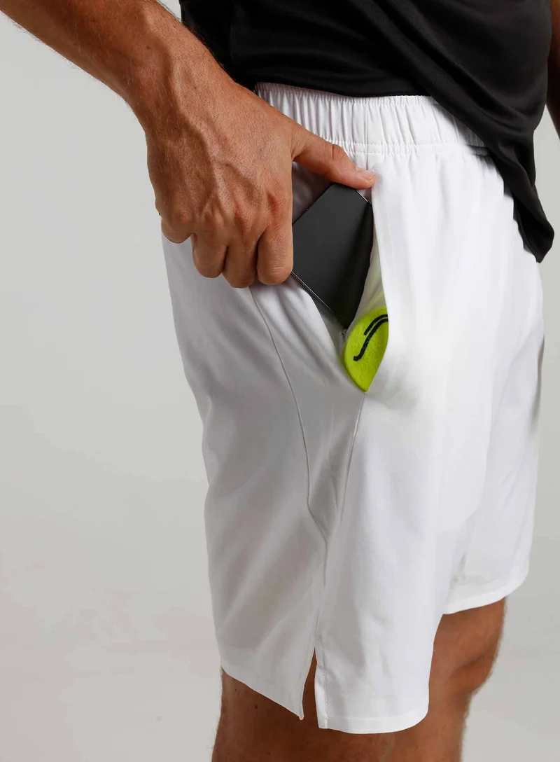 RS Padel Men's Performance Shorts (White)