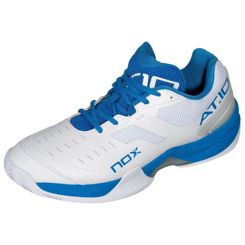 Nox AT10 Padel Shoes (White/Sea Navy)