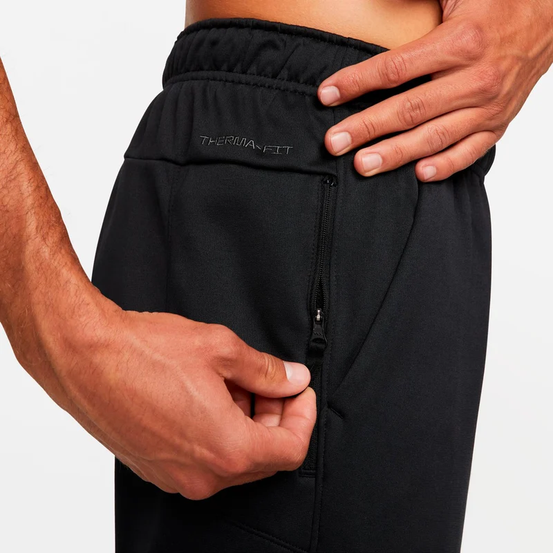 Therma Fit Regular Trainingshose Herren-schwarz
