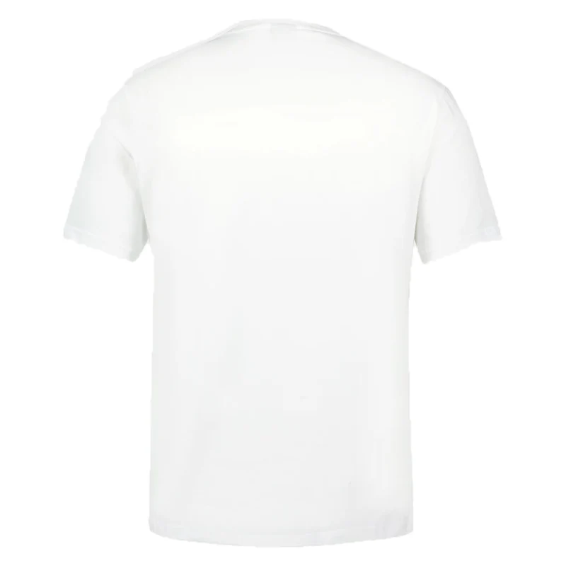 Le Coq Sportif Graphic Tennis Fanwear T-Shirt (Mens) - White/Rouge Electric/Blue