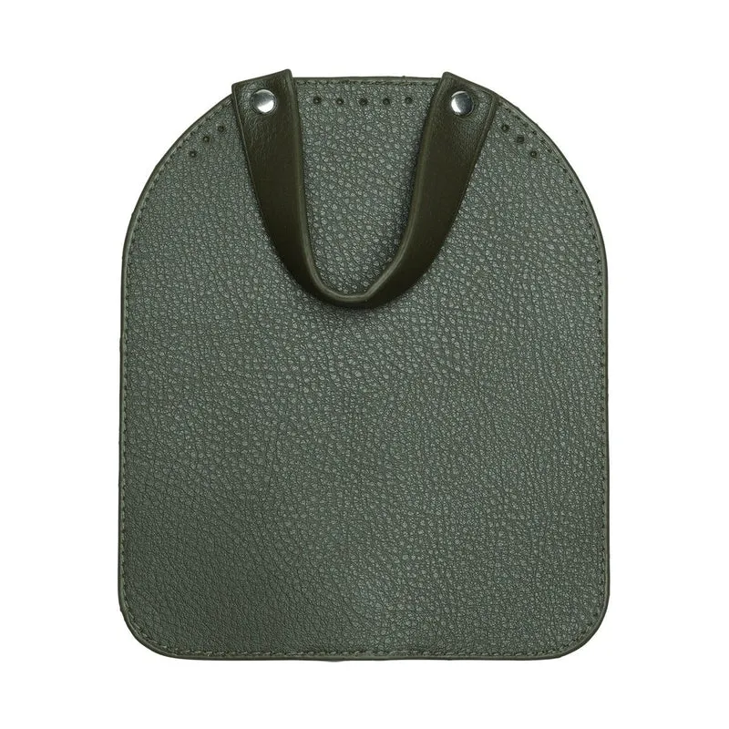 Taschenklappe mit Magnetknopf - Green/Silver