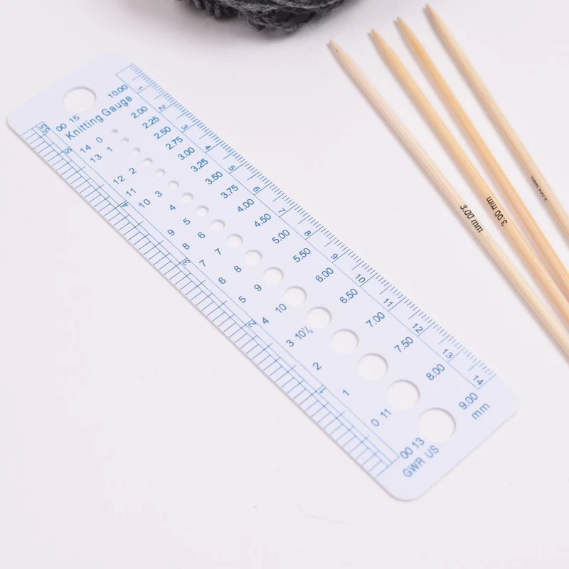 Stricknadelmaß