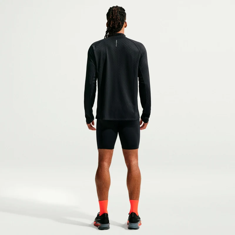 Stride Laufshirt Herren - schwarz, silber