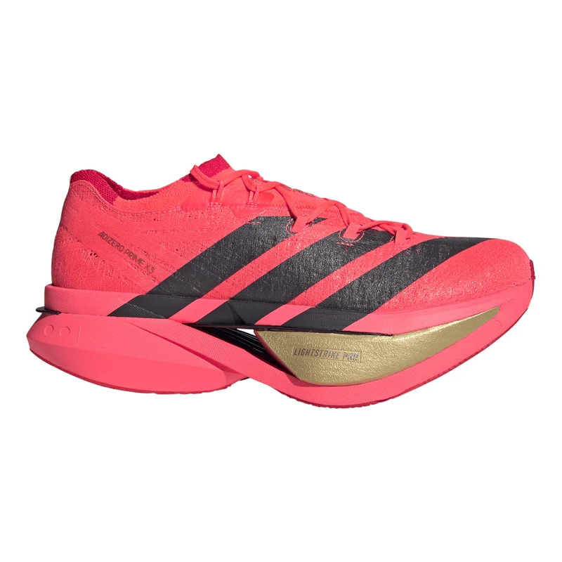 adizero Prime X3 Strung Wettkampfschuh Unisex - rot, schwarz