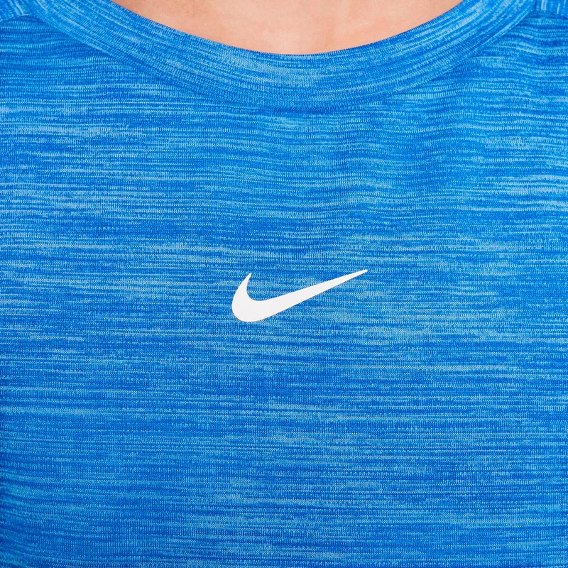 Dri-FIT Multi Heather T-Shirt Kinder-blau, weiß