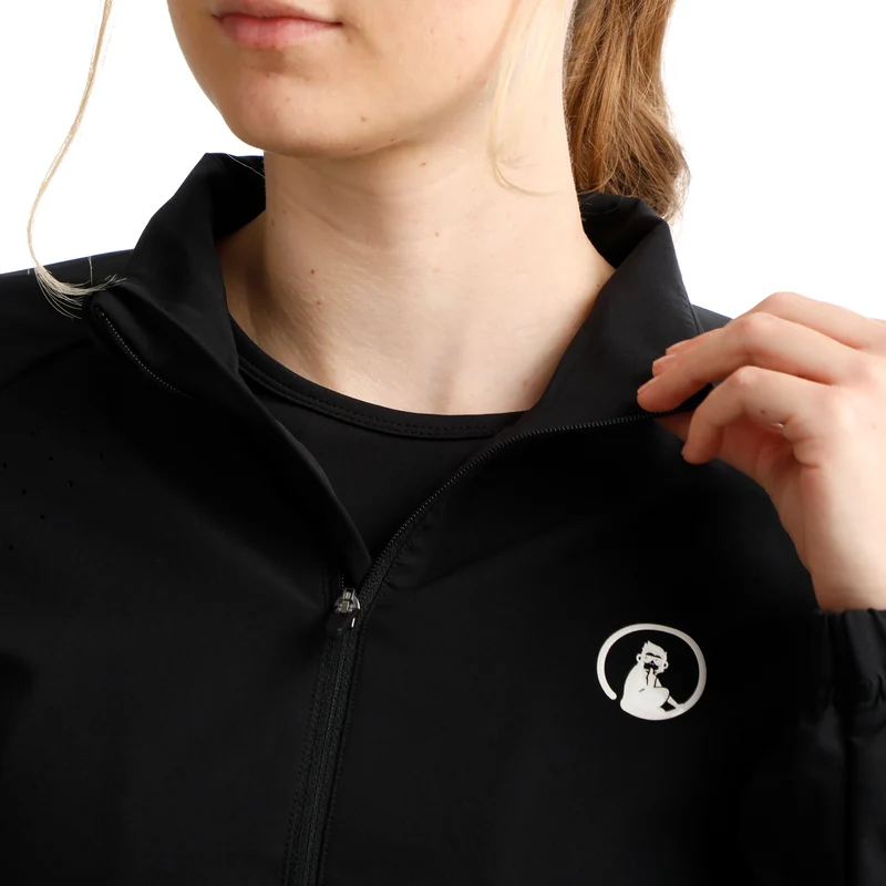 Return Trainingsjacke Damen-Schwarz