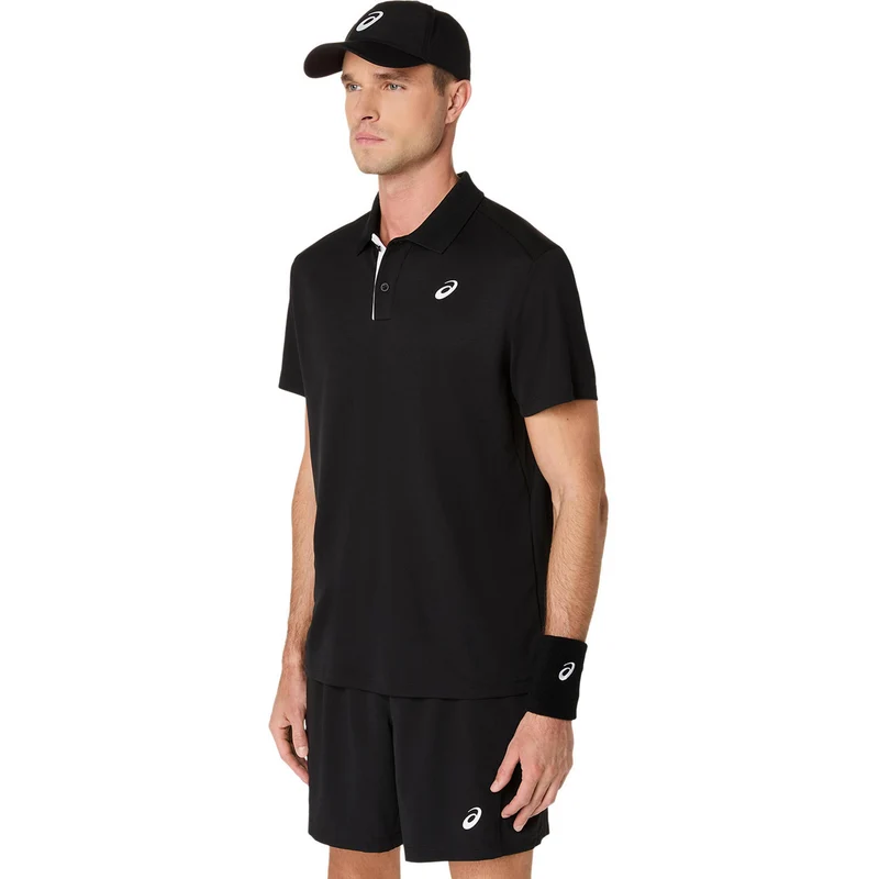 Court Polo Herren-schwarz