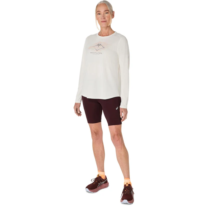 Fujitrail Logo Laufshirt Damen-Beige