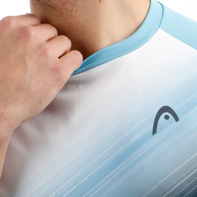 Topspin T-Shirt Herren-hellblau, weiß