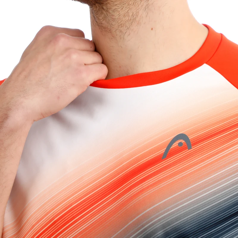 Topspin T-Shirt Herren-rot, weiß
