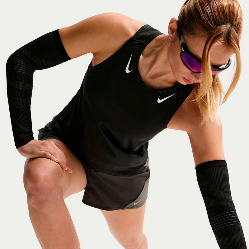 AeroSwift Laufshirt Damen - schwarz, weiß