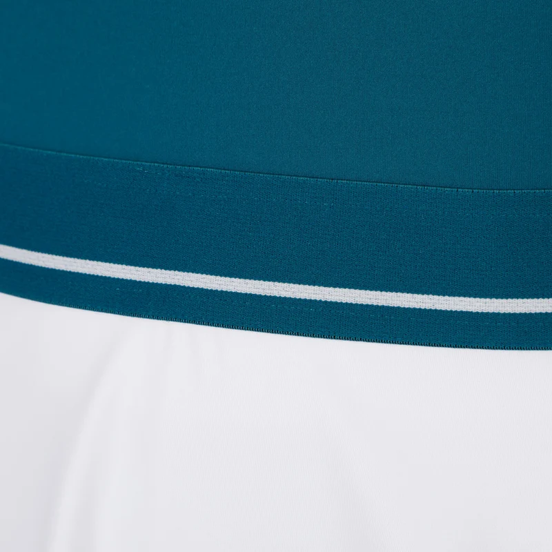 Create Volley Kleid Damen-Petrol,Weiß