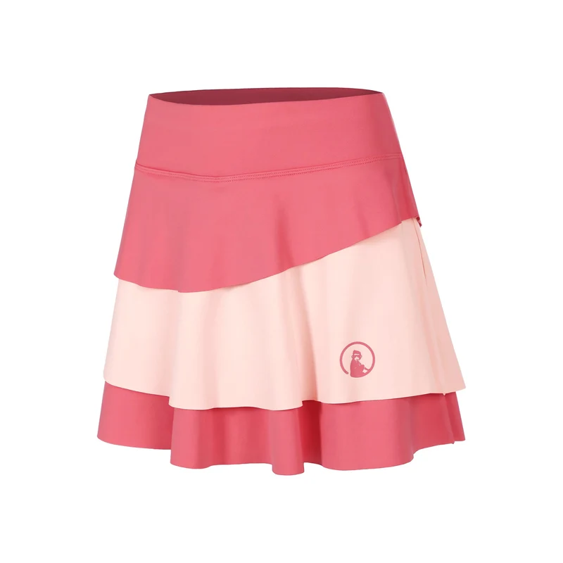 Endlessly Flounce Rock Damen-Koralle,Rosa