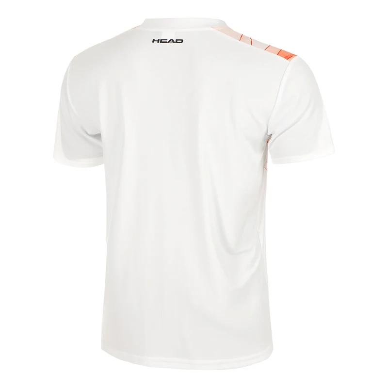 Topspin T-Shirt Herren-Weiß,Rot
