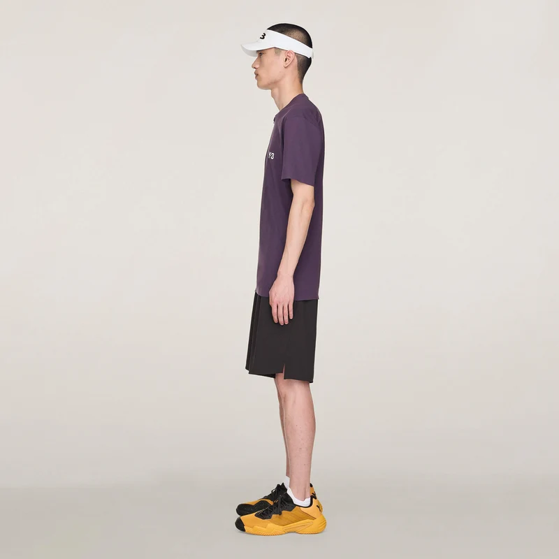 Y-3 Zip T-Shirt Herren - lila