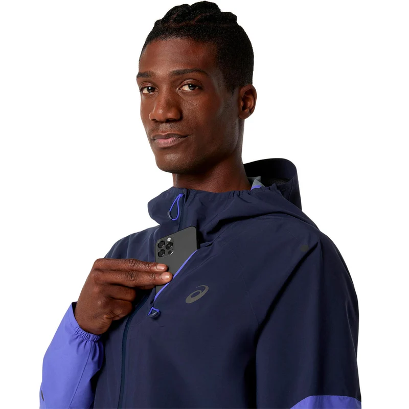 Metarun Waterproof Laufjacke Herren - dunkelblau, blau