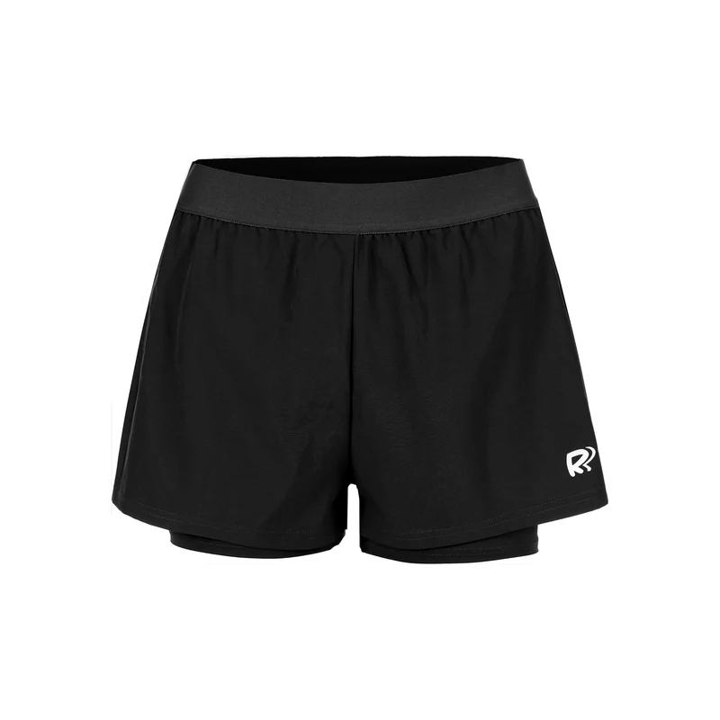 Teamline 2in1 Shorts Damen - schwarz