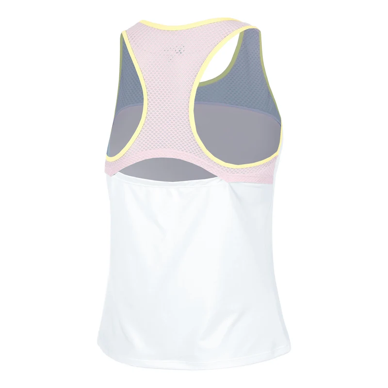 Mind Racerback Tank-Top Damen-Weiß,Flieder