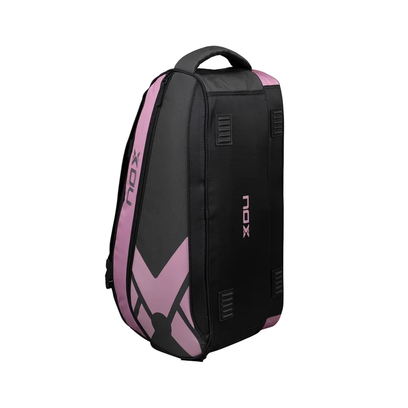 Padelschlägertasche-Grau,Pink