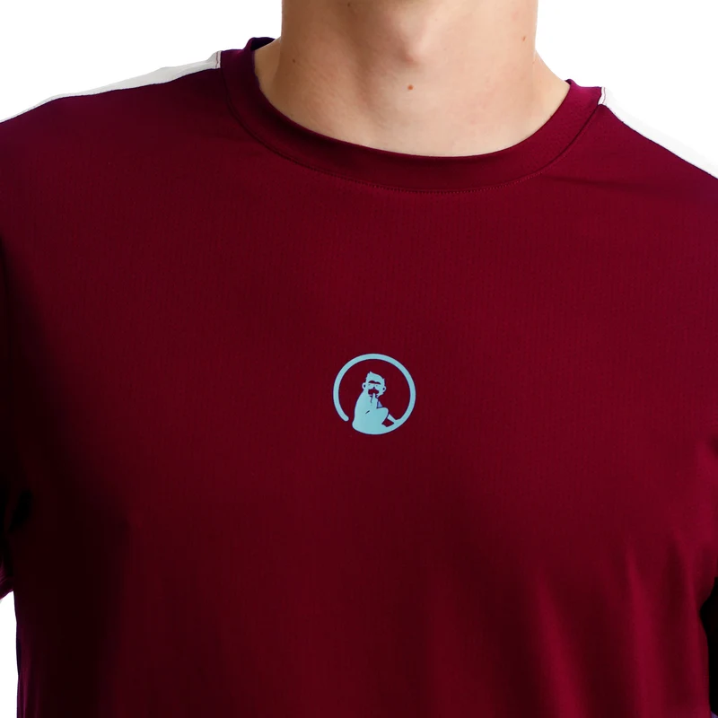 Create Receiver Hori T-Shirt Herren-Weinrot,Mehrfarbig