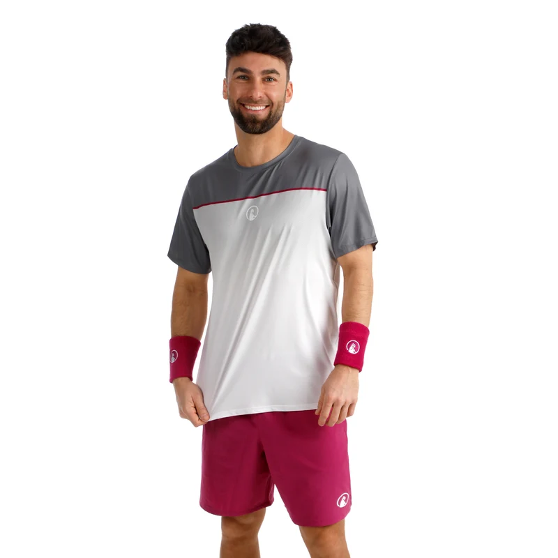 Receiver Faded T-Shirt Herren - grau, weiß