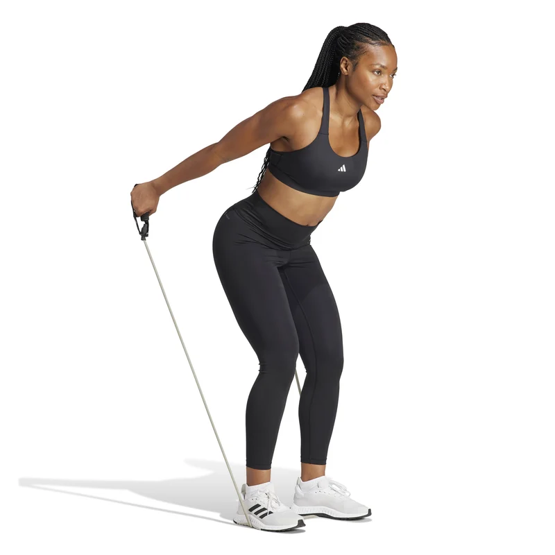 Training High Support Sport-BH Damen - schwarz