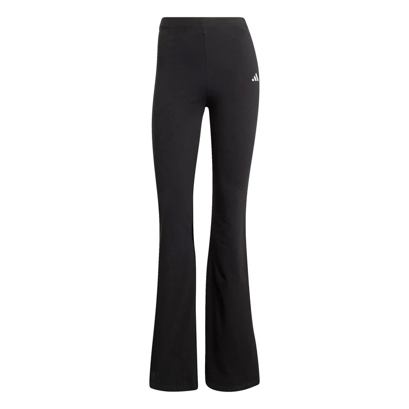 Essentials Small Logo Flared Tight Damen-schwarz
