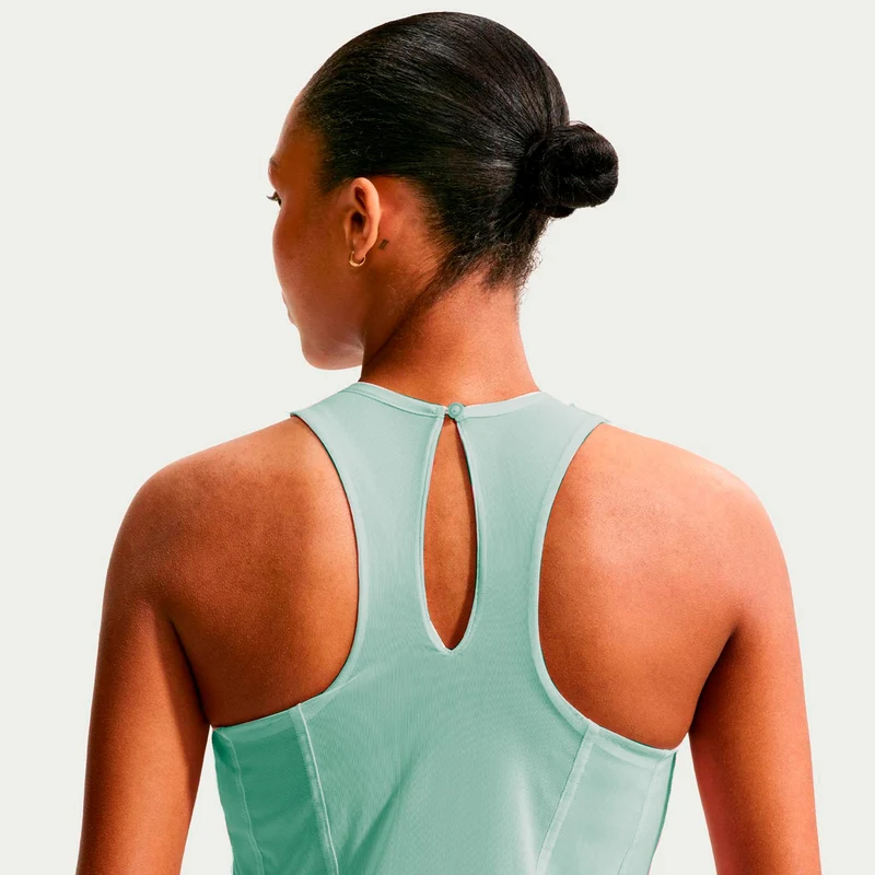 Court Slam Kleid Damen - salbei, schwarz