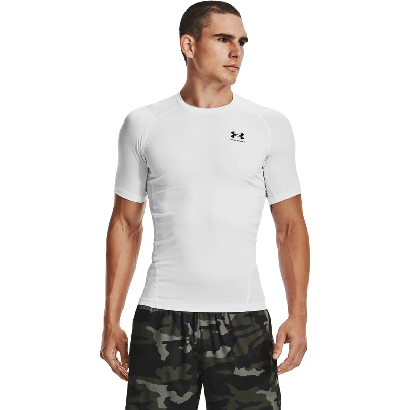 Heatgear Comp T-Shirt Herren-Weiß,Schwarz