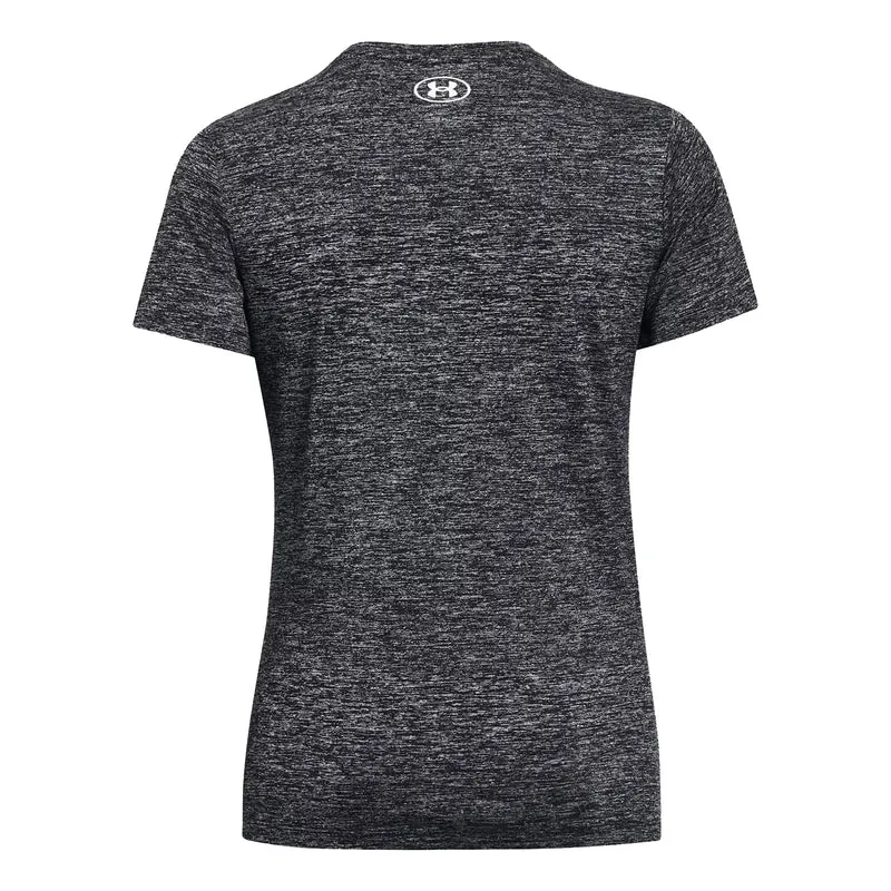 Tech Twist T-Shirt Damen-Schwarz