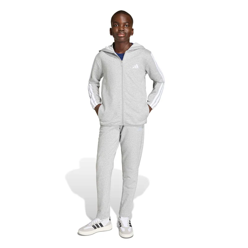 Essentials Trainingsanzug Kinder - grau, weiß
