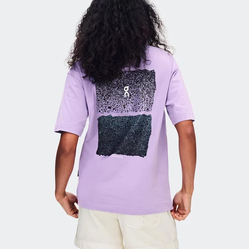 Club Fade T-Shirt Damen - flieder