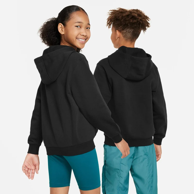 Club Fleece Hoody Kinder-schwarz