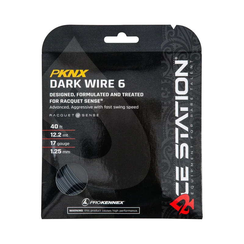 Dark Wire 6 Saitenset 12,2m-Schwarz