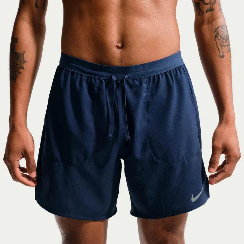 STRIDE 2IN1 7IN Laufshorts Herren - dunkelblau, silber